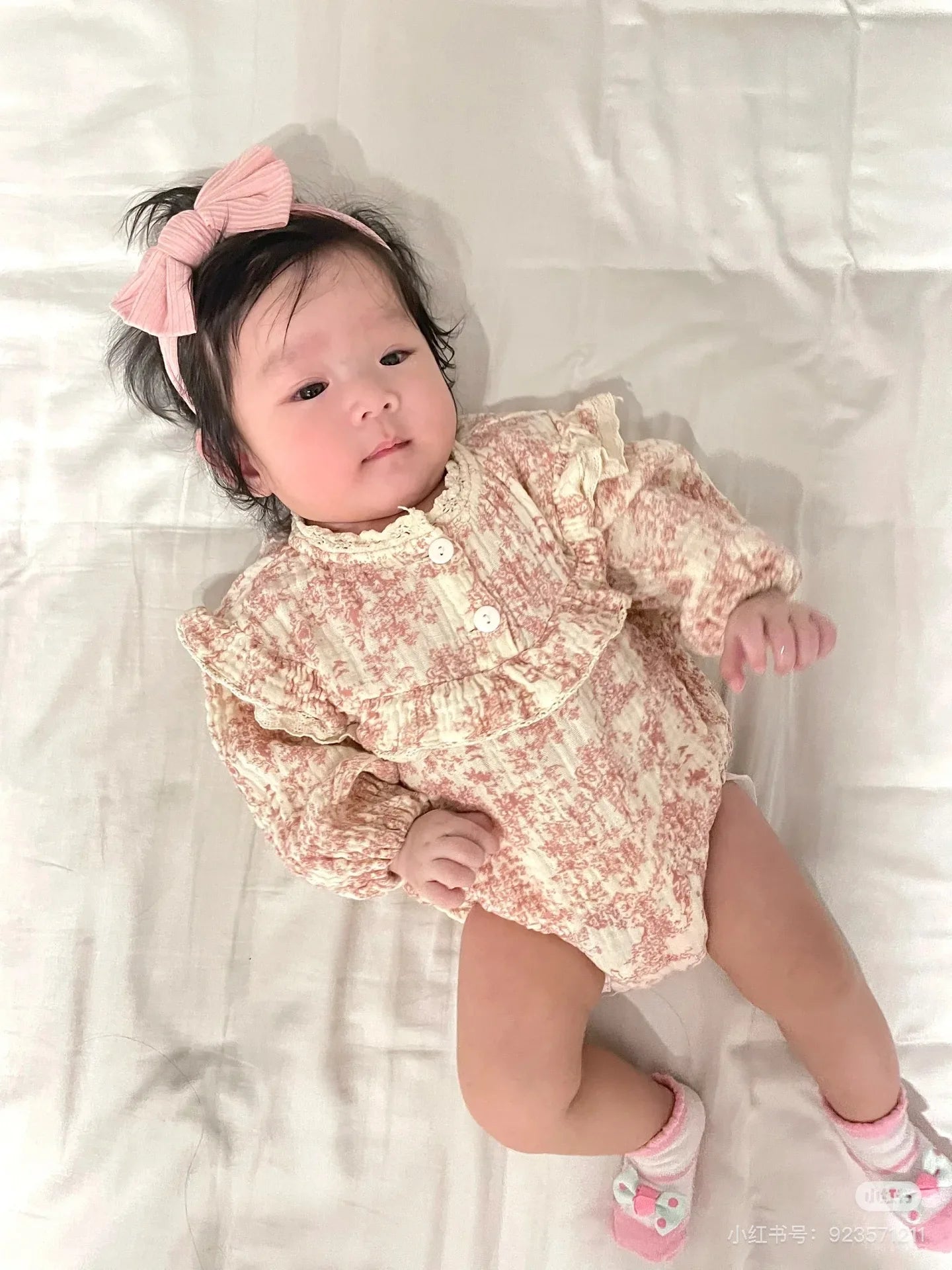 Newborn Romper Chinese Style Ink Painting Newborn Baby Girl Bodysuits +Hat Cotton Girls Jumpsuits Infants Onesie Outfits Clothes