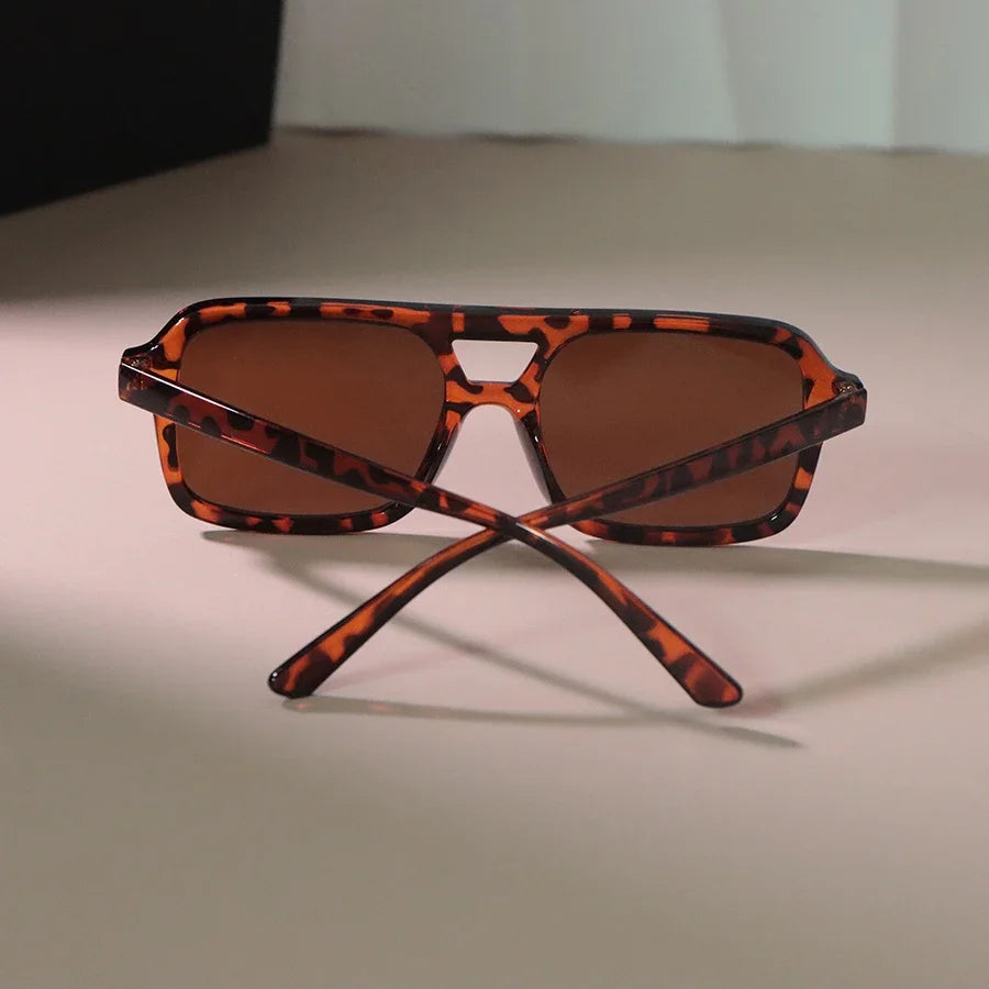 Classic Rectangle Sunglasses Women Men Fashion Vintage Sun Glasses Female Male Designer Casual Travel Shades Oculos De Sol