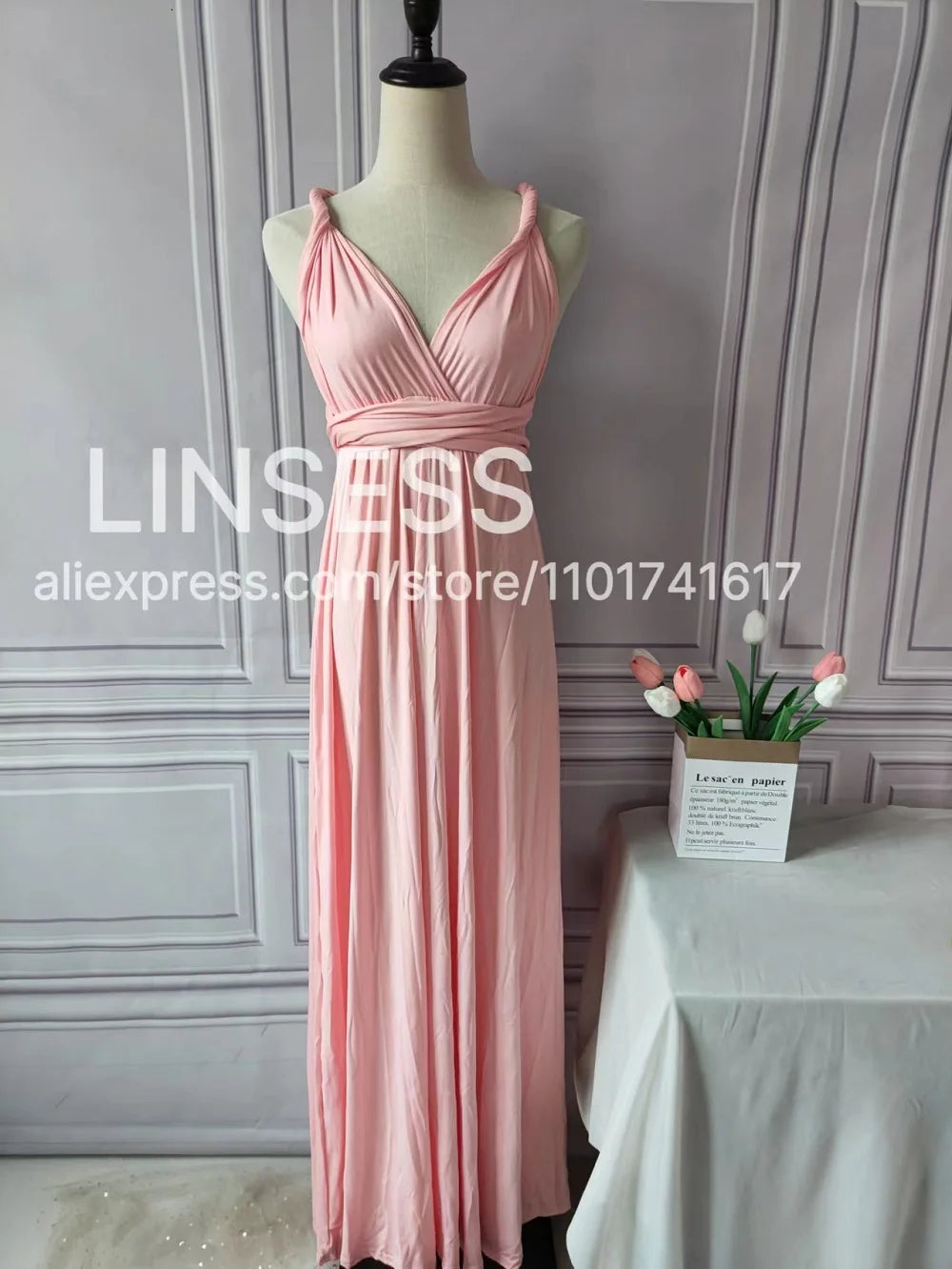 Multiway Maxi Dress Bridesmaid Dress Infinity Cocktail Dress Floor Length Bridesmaid Dress Maxi Dress for Bridesmaid Gifts