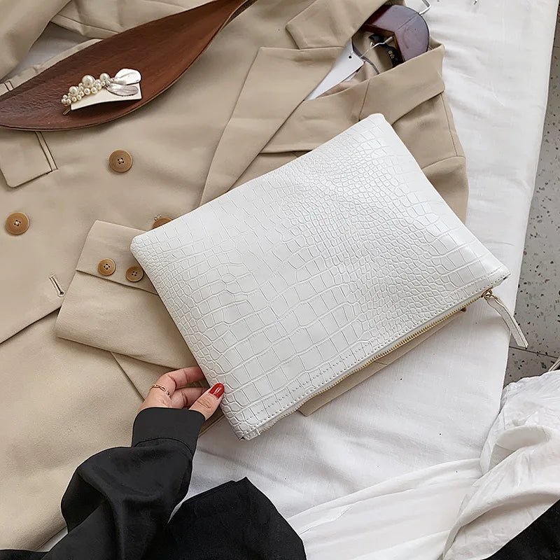 Fashion Luxury Handbags Women Bag PU Leather Clutch Ladies Evening Envelope Bag Female Day Clutches Purse Portable Wristlet Bag