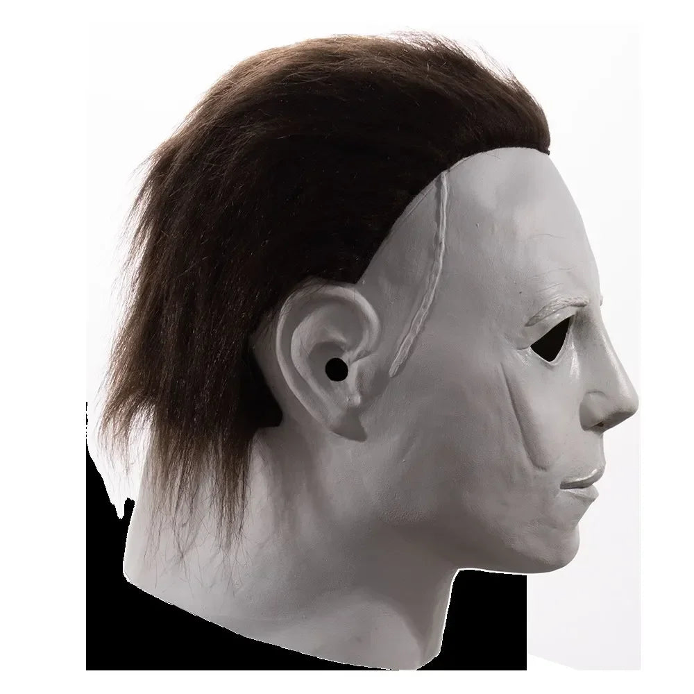 Halloween Mask Cosplay Horror Bloody Killer Demon Latex Helmet Carnival Masquerade Party Props Realistic Headgear