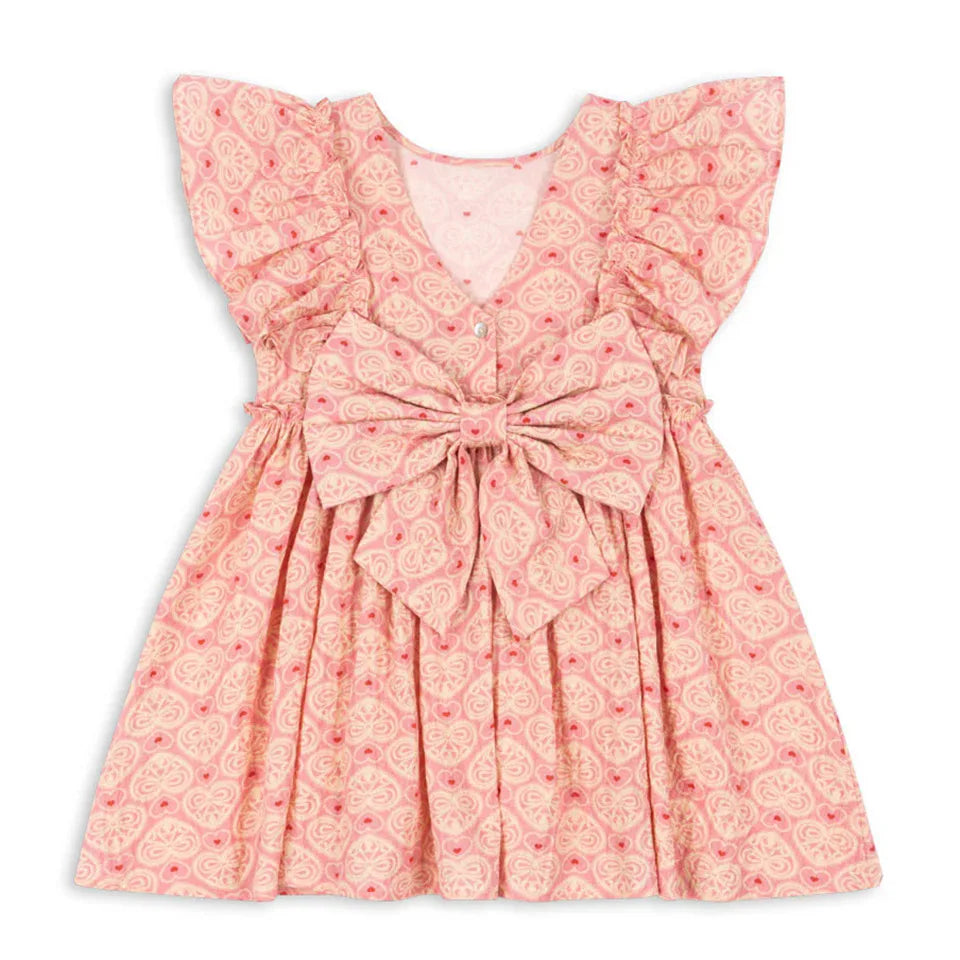 2026 KS Summer New Baby Girls Bow Princess Dresses Kids Cotton Clothes Girls T Shirts Shorts Suits Children Party Dress Vestido