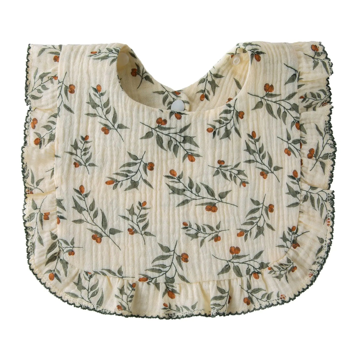 Newborn Baby Bibs Infant Burp Cloths Baby Stuff Feeding Drool Bandana Saliva Towel Toddler Ruffle Floral Bib Baby Accessories