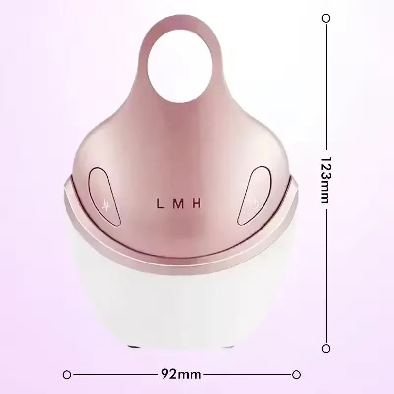 4D Massage Head Home Use Facial Device EMS 5 in 1 Facial Massager Promote Face Cream Absorption 5 Light Color Modes Beauty Tools
