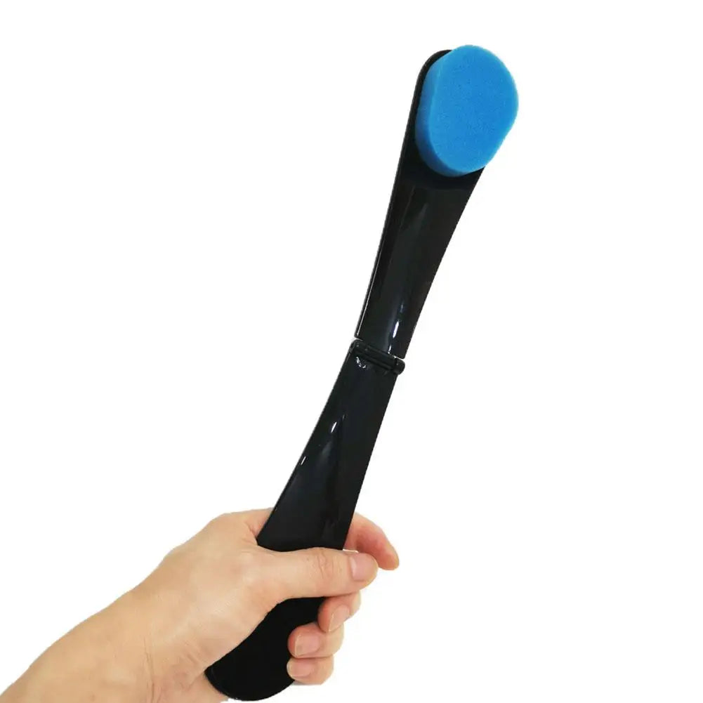 Long Handle Bath Sponge Back Scrubber Bathing Tool Skin Clean Body Exfoliating Back Scrubber Brush Lotion Applicator Tool