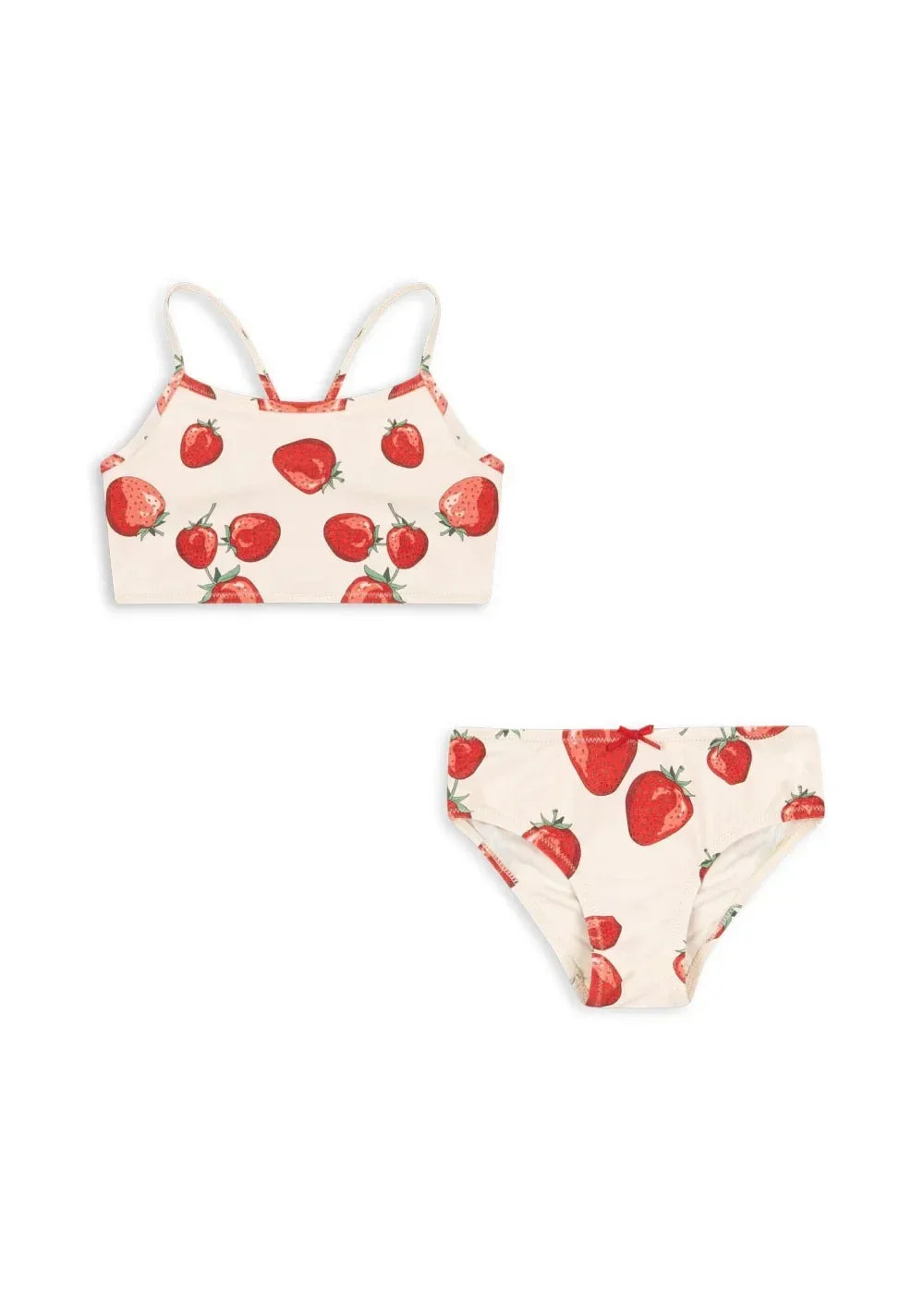 Kids Swimwear for Girls KS Brand New Summer Baby Swimsuit Cute Cherry Kids Outfit Set Holiday Beach Bikini Children Clothing