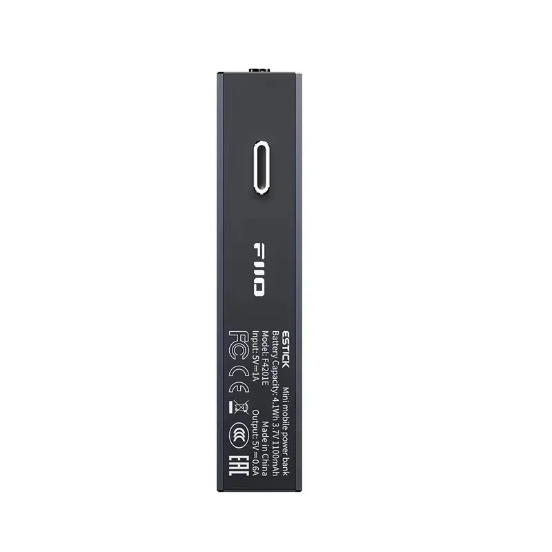 FiiO ESTICK KA17 Mini Mobile Power Bank Independent Power Supply Portable Power Bank 1100mAh Type-C Charging Customized Charger