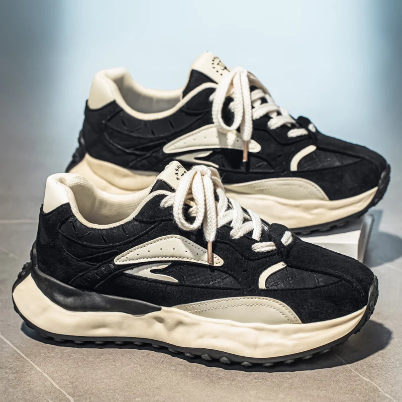 New Arrival Men's Casual Shoes PU Leather Sneakers Comfortable Tenis Masculino Outdoor Male Treking Footwear Travel Skate Shoes