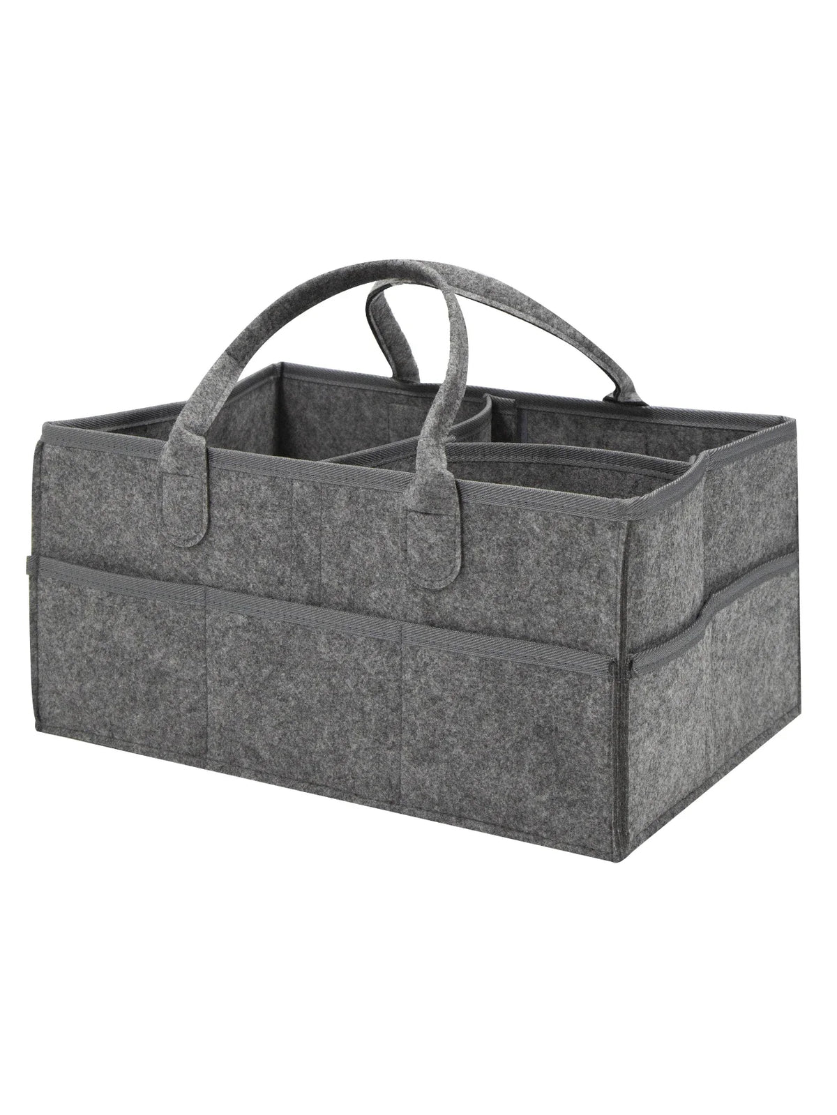 Baby Stroller Organizer - Foldable Mommy Tote Bag & Diaper Storage Hanging Basket | Portable & Thicken Design for Easy Access