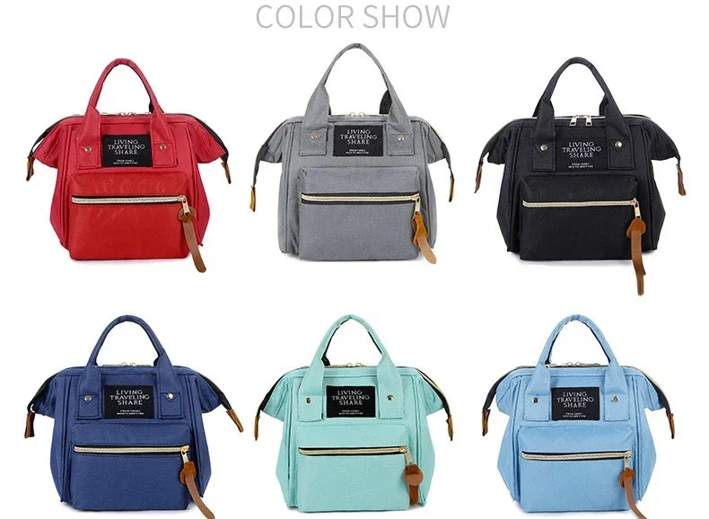 Small size mother and baby mother storage bag handbag travel backpack diaper bag baby stroller accessories