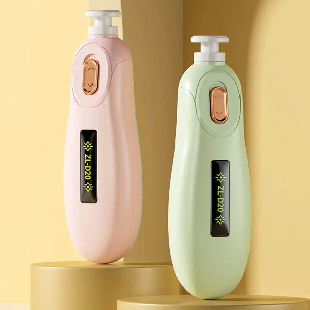Electric Baby Nail Trimmer Safety 6 Grinding Heads Baby Nail Grinder Silent Child's Newborn Nail Clippers Manicure Tool Set