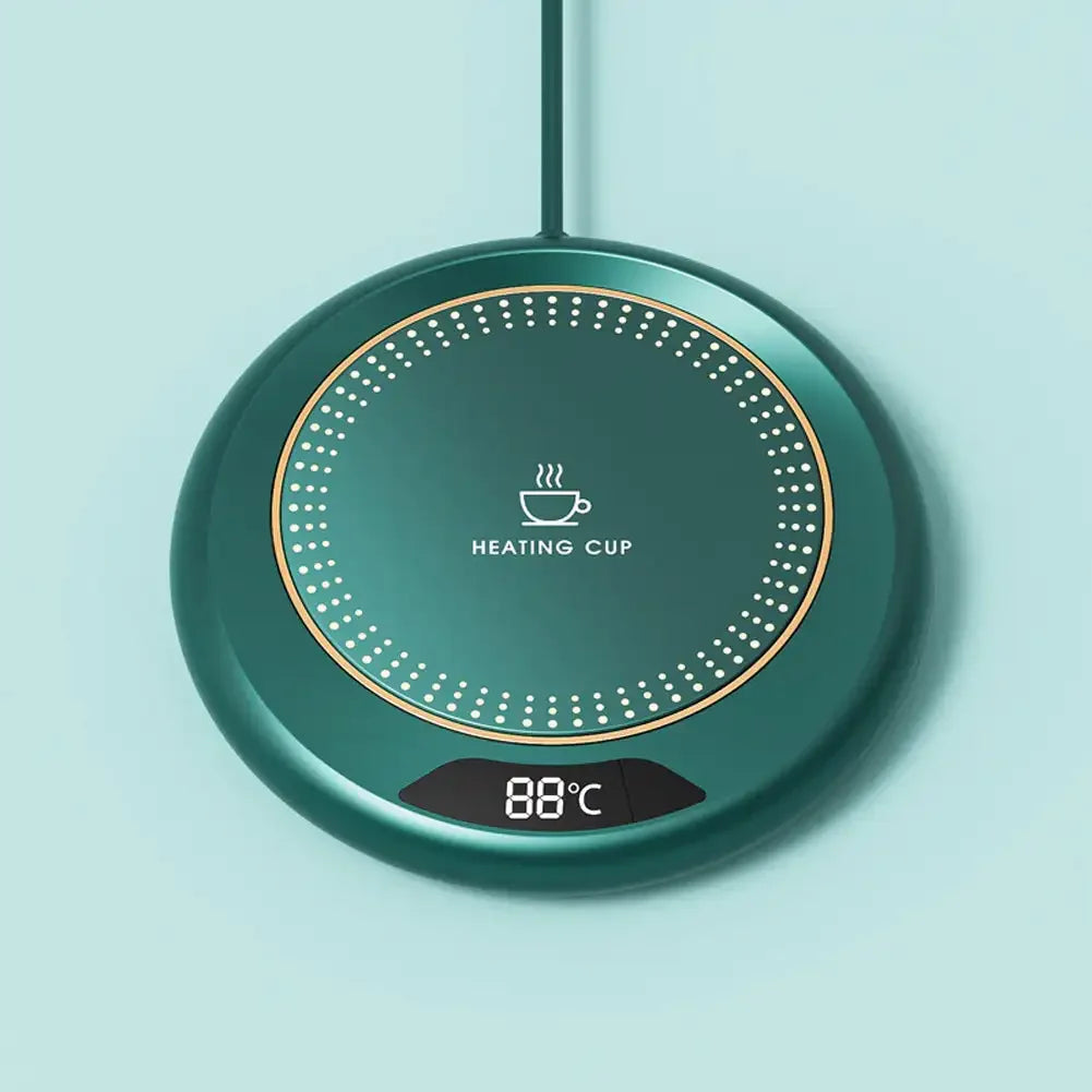 Coffee Mug Warmer 3 Temperature Setting Thermostat Coaster USB Plug Smart Coffee Cup Warmer for Heating Coffee Beverage Milk Tea