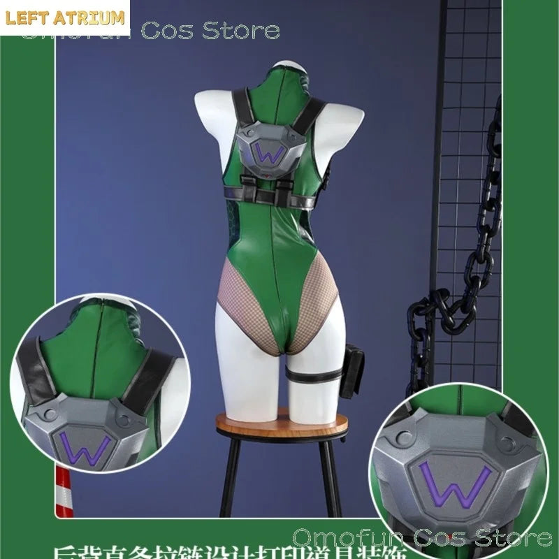 Halloween Costume OW Street Collaboration Cammy Fighter Widowmaker Cosplay Costume Game Character Outfit Halloween Sexy Christma