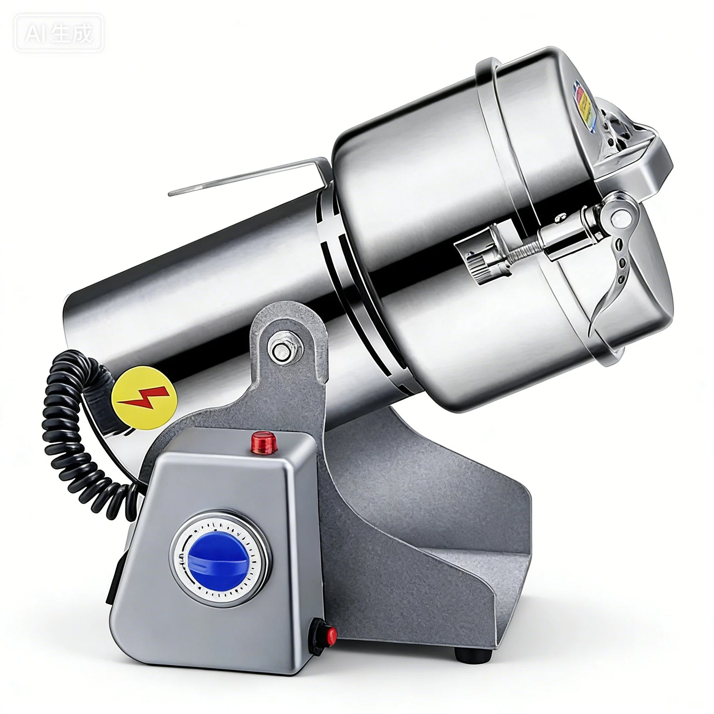 DIVEDEER 304 Stainless Steel Grinder Home Use 800g Small-Particle Grain Mill Herbal Medicine Grinder Ultra-Fine Pulverizer