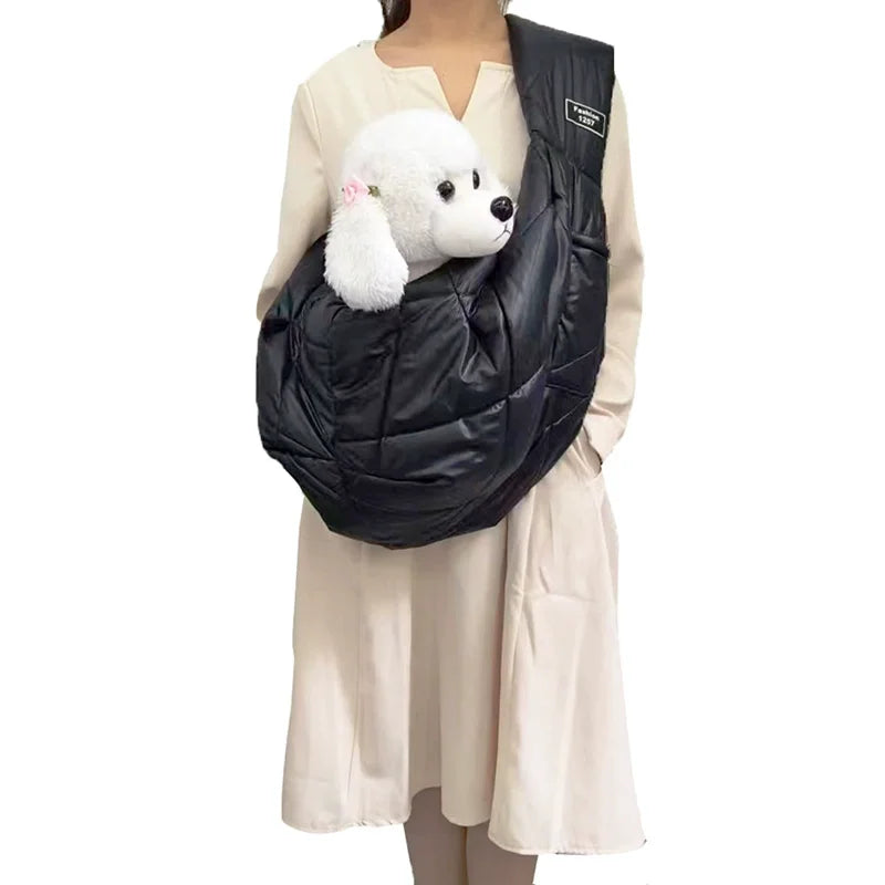 Portable Winter Waterproof Cat Carrier Bag Comfortable Shoulder Bag Outdoor Carrying Warm Cat Backpacks Dog Carrying Supplies