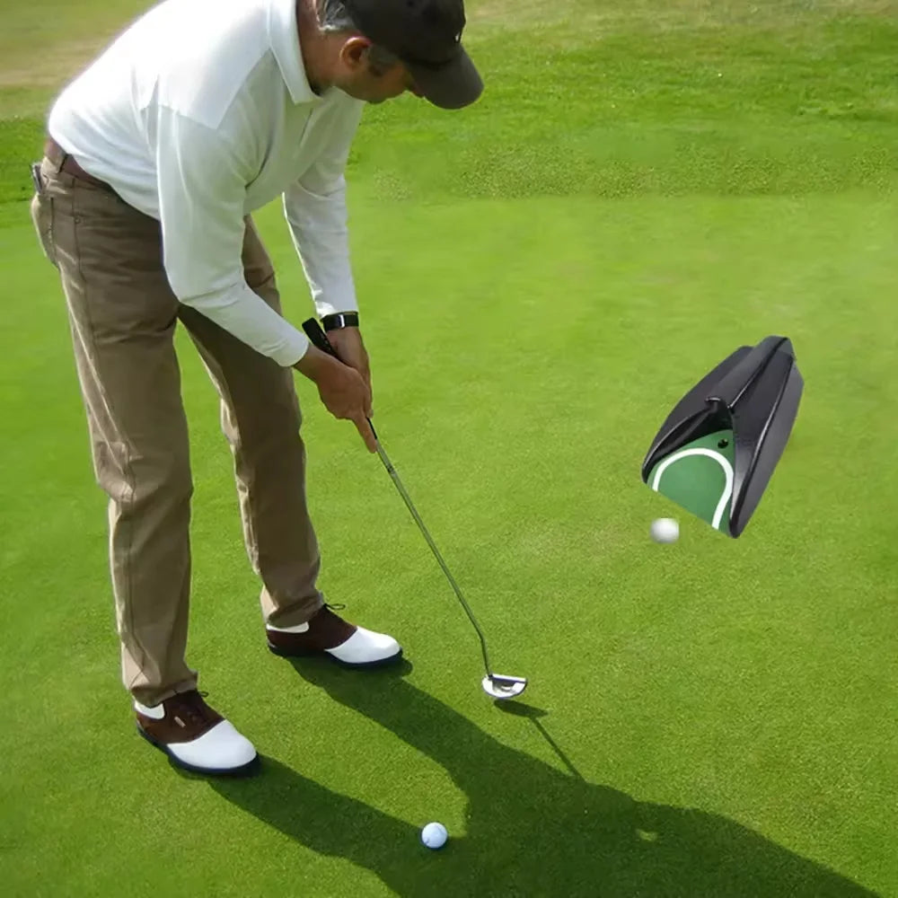 Golf Training Ball Return Machine Automatic Putting Cup Practice Golf Aids Supplies Office Indoor Outdoor Golf Accessories