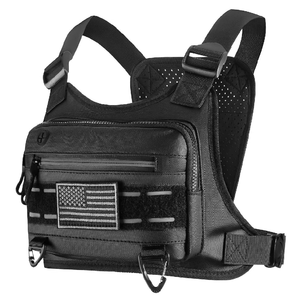 Outdoor Running Cycling Chest Bag Water-Resistant Lightweight With Phone Pouch For Fitness Commute Multi-Scene Men Women