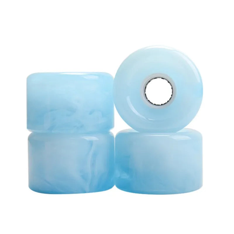 4Pcs/Set Skateboard Wheels Durable 78A PU Surfskate Wheel Flashing Longboard Wheel 65x43mm