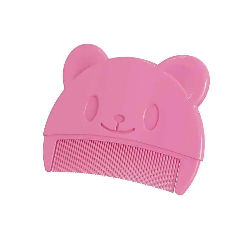 1-4pcs Newborn Baby Comb Remove Fetal Scale Cute Bear Shaped Infants Boys Girls Fetal Hair Shampoo Soft Comb