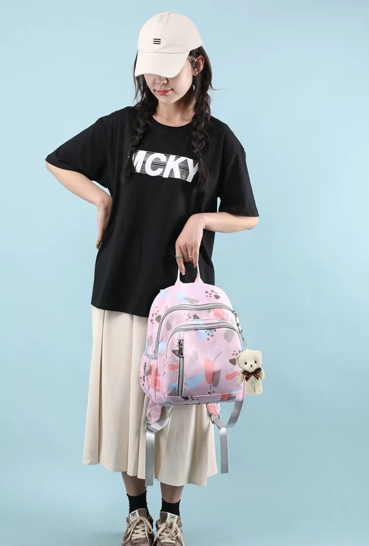Fashion Mummy Travel Stroller Bag Large Capacity Mother Bag Carrying Pregnant Baby Nappy Backpack Activity Baby Diaper Backpack