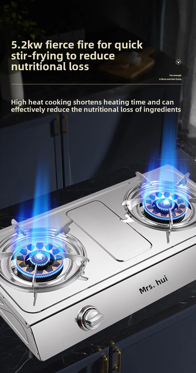 High Pressure Gas Stove for Home Use LPG Natural Gas Stove Commercial Strong Flame Cooker