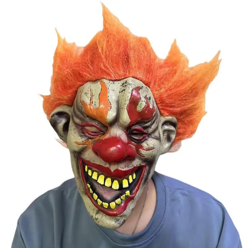 Halloween Various Clown Mask Cosplay Party Mask Latex Masks Helmet NPC Funny Prank Scare Headgear Bar Party Costume Props Mask