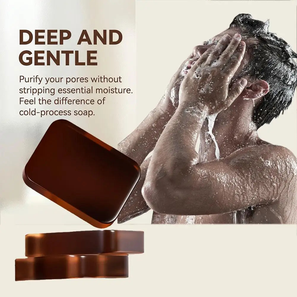 Sandalwood Soap Cleansing Soap,Handmade Bath Deodorant Moisturizing Shower, Long Lasting Plant Based Body Soap For Men & Women