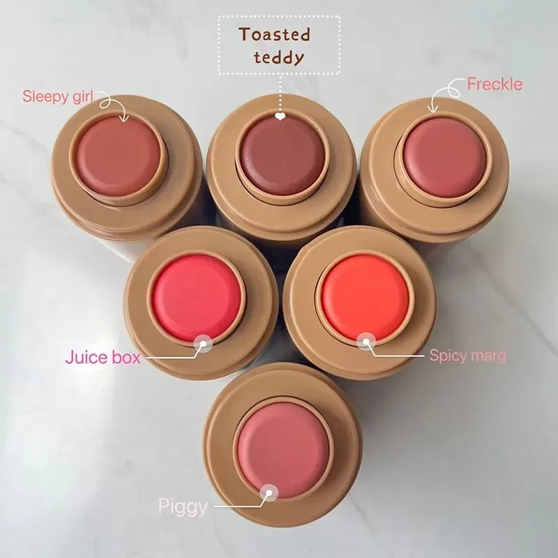 Rhode Skin Pocket Blush Stick Lip Cheek Hydrating Stick Natural Rouge Powder Blusher Cream Lipstick Cheek Teacup Candy Color