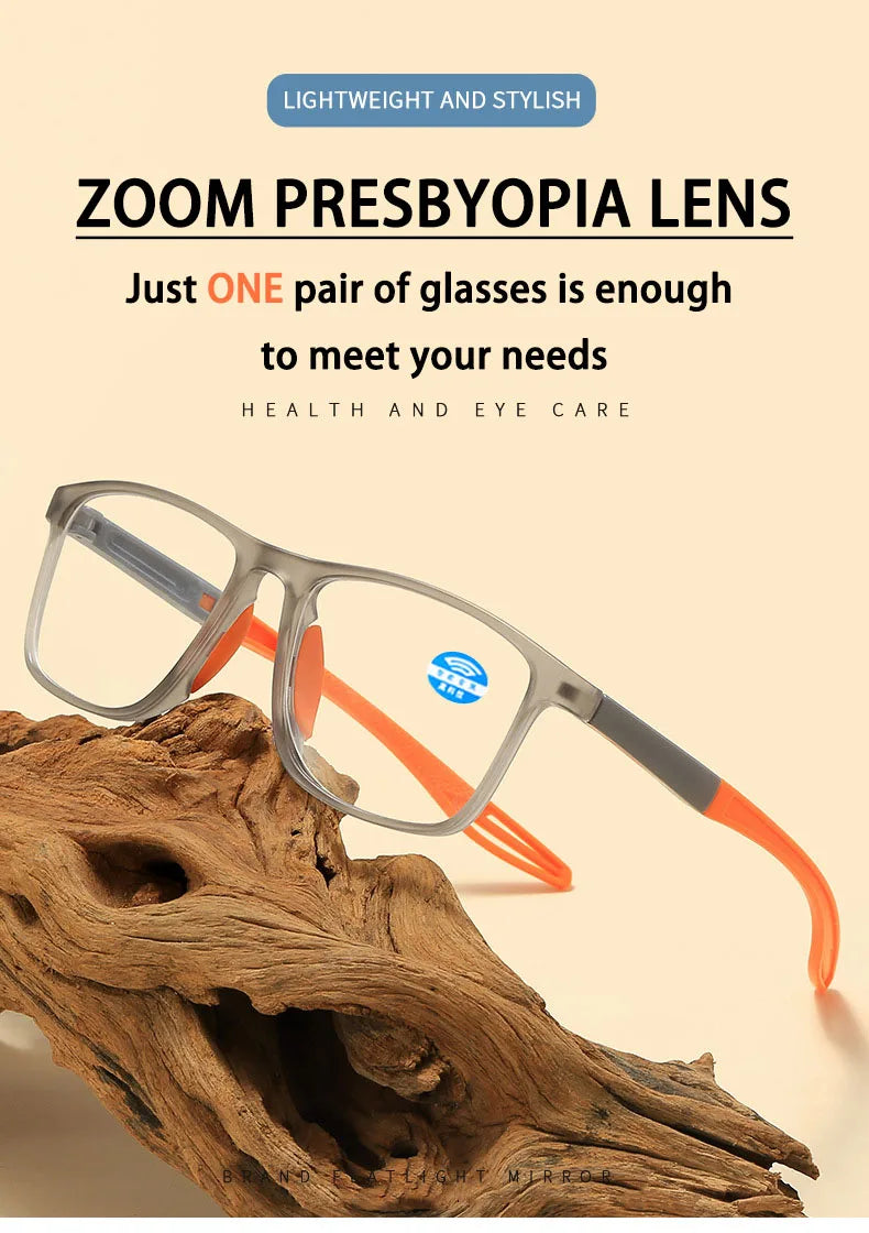 BOYSEEN Sports smart zoom reading glasses with adjustable ultra light technology for reading reading presbyopia glasses