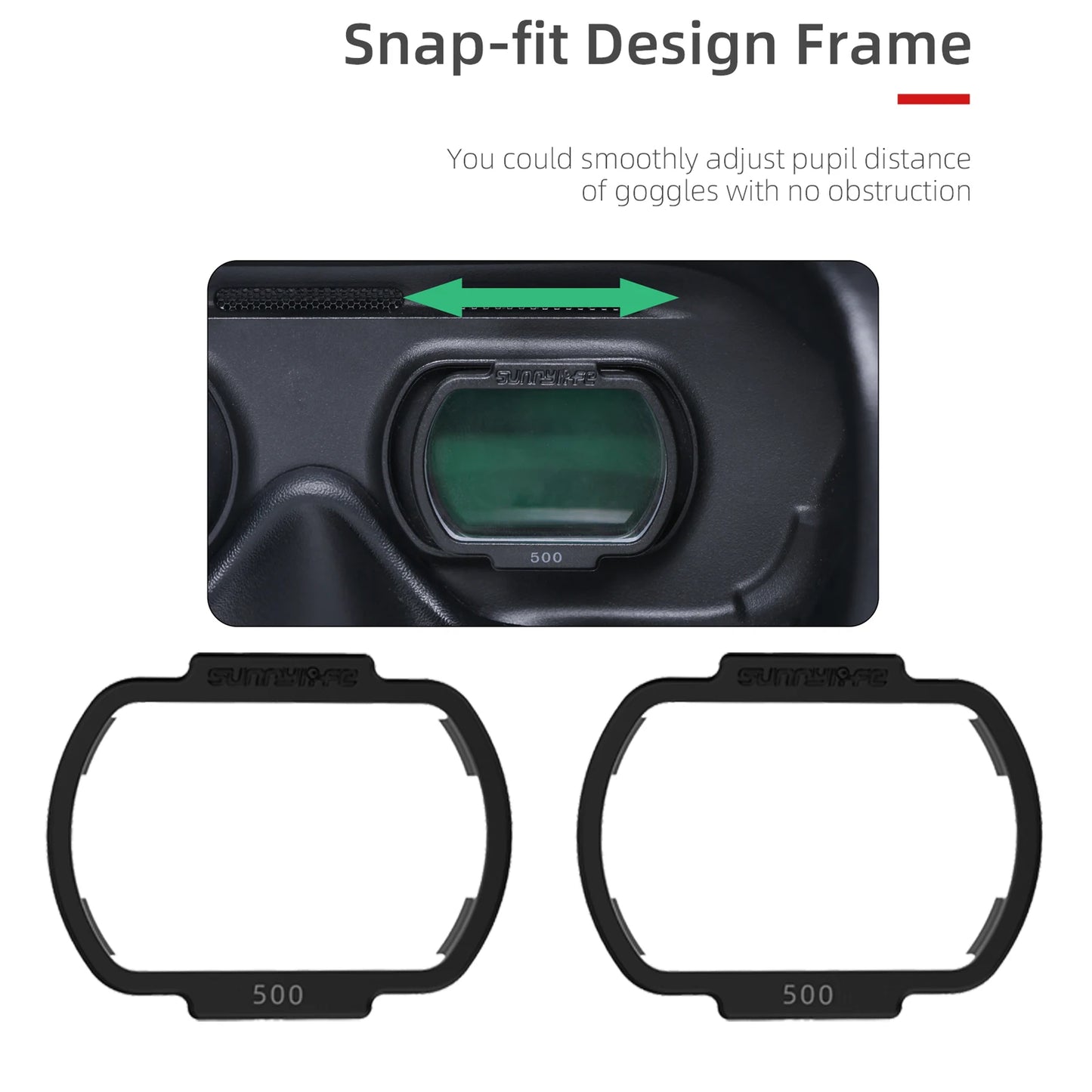 FPV Goggles Diopter Corrective Lenses Myopia Glasses Lenses Nearsighted Lenses Set Fit for DJI Digital FPV Goggles V2 Accessory