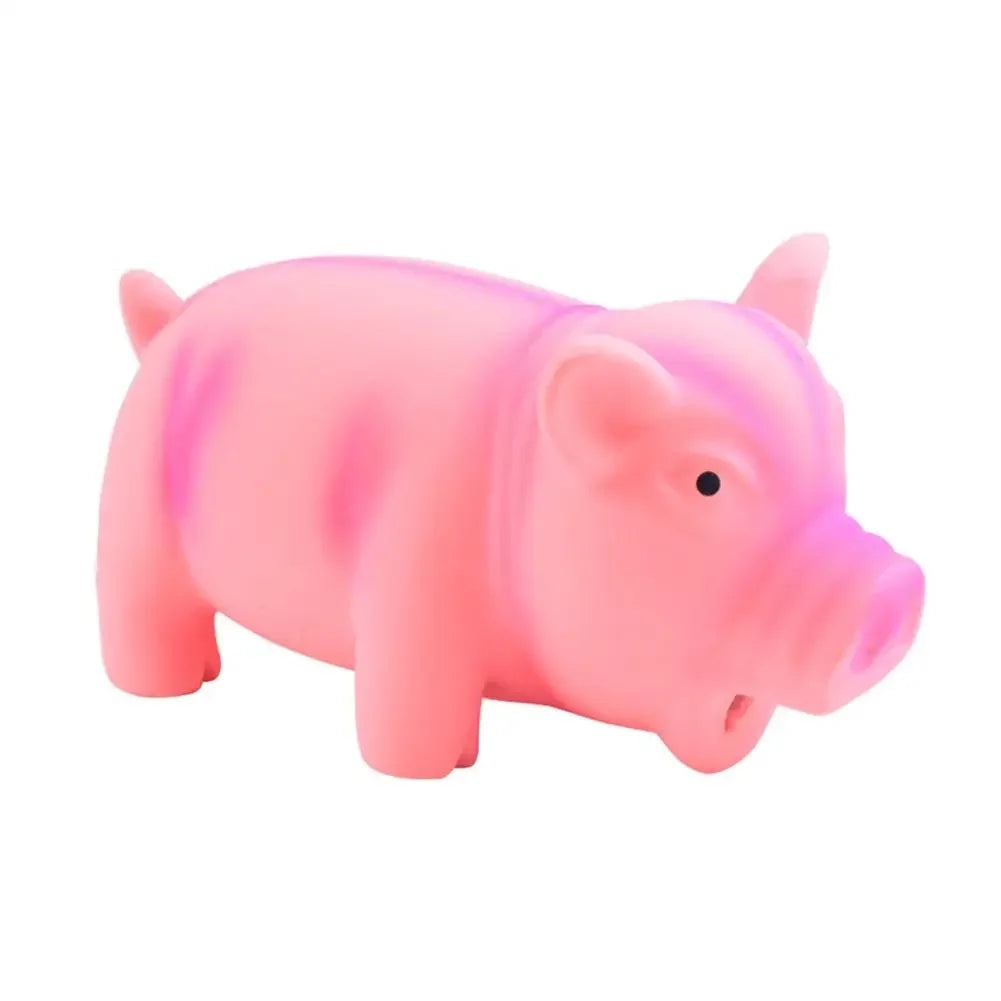 Pet Tooth Cleaning Products Latex Piggy Dog Toys Whistle Grunt Bite Resistance Chewing Squeak Interactive Toy Dog Accessories