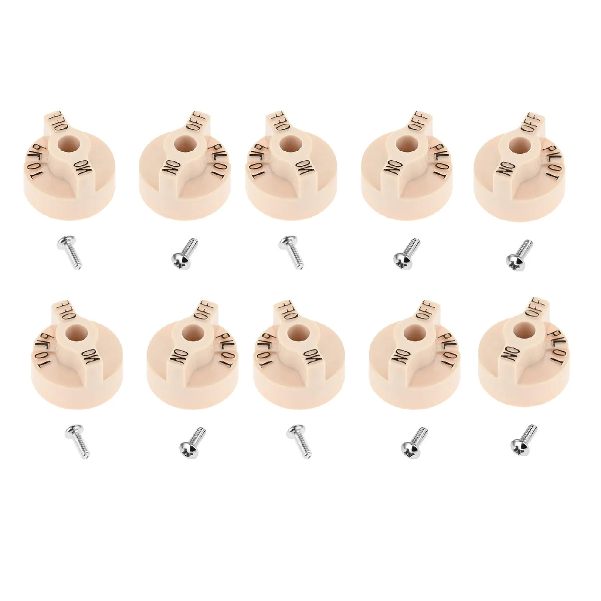 10pcs 1751-012 Gas Valve Knob Temperature Control Part 700-506 Replace for Robertshaw Thermostat American Range Fryer Fireplace