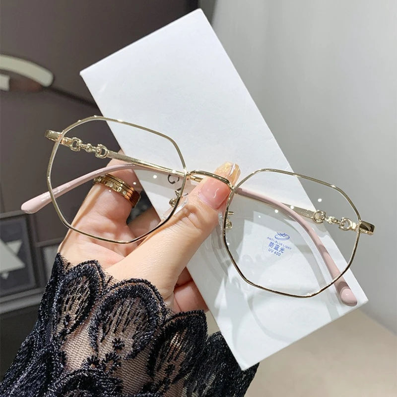 New Fashion Photochromic Myopia Glasses Women Color Changing Sun Shades Sunglasses with Minus Diopters Prescription Lens Glasses