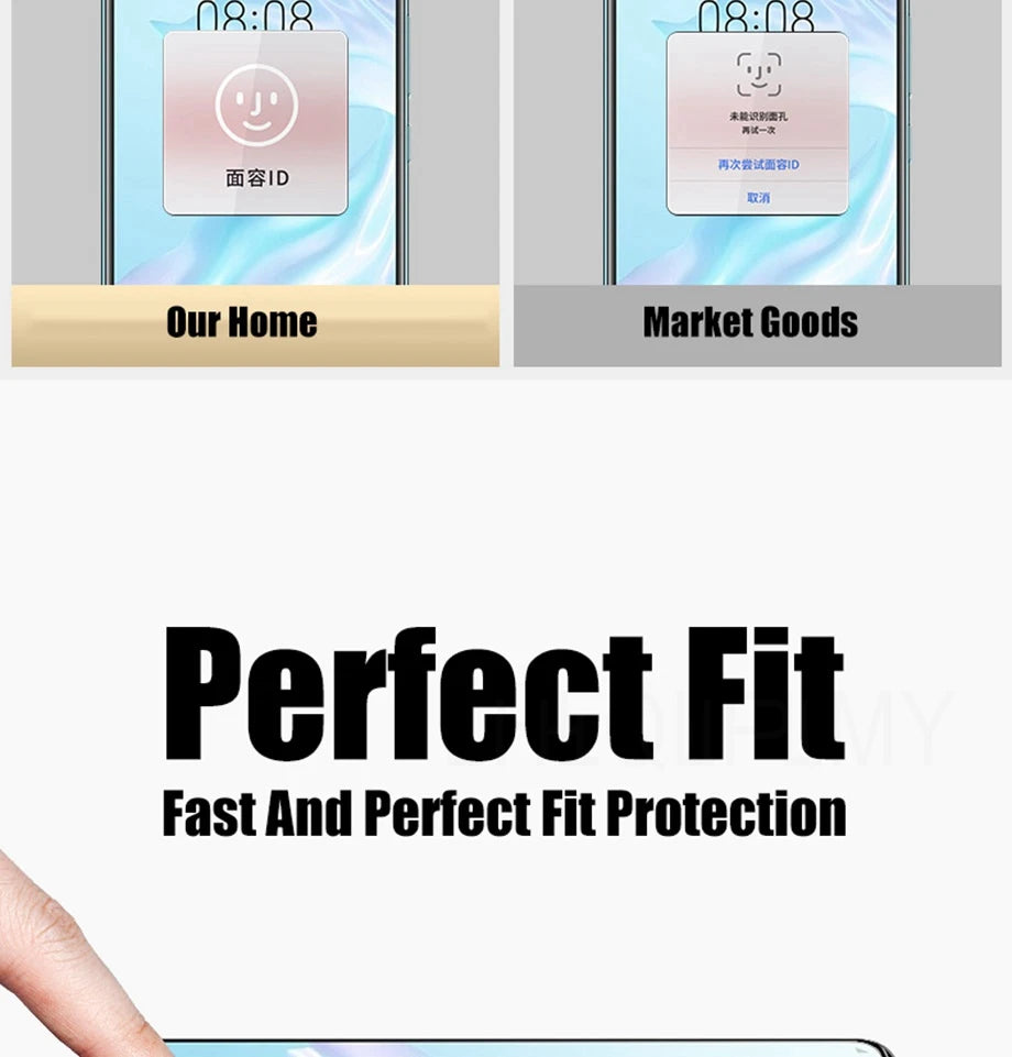 2Pcs Tempered Glass For Honor 20 9C 7C 7A Pro 8C 20S 9 10 90 70 50 Lite 30i 10i 9X 9A 8S 8X 8A 7X X7 X9 Screen Protector Cover