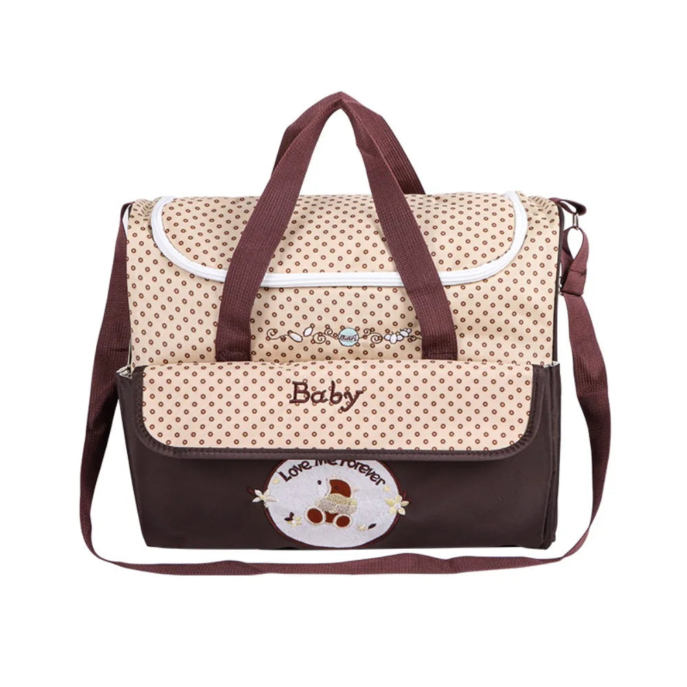 Storage Baby Diaper Bag Crossbody Multifunctional Mommy Maternity Packs Canvas Large Capacity Baby Stuff Nappy Bags Mother