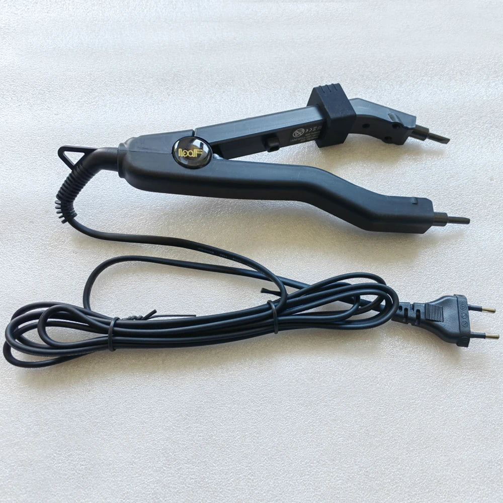 New arrival JR609 Quality Black Heat Hair Connector Temperature Controllable Heat Iron Hair Extension Tools Kit