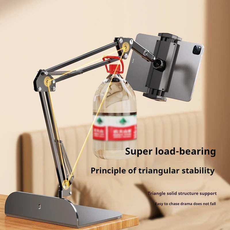 Adjustable Bedside Phone Stand Suitable For iPad Tablet Multifunctional Metal Extendable Lazy Person Watching Tv On The Bed