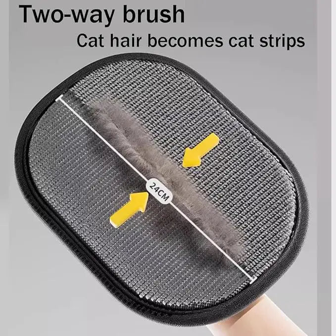 Reusable Cat Grooming 3pcs Gloves Electrostatic Pet Hair Removal Mitts Cat Hair Remover Brush Sticking Device Home Hair Scraper