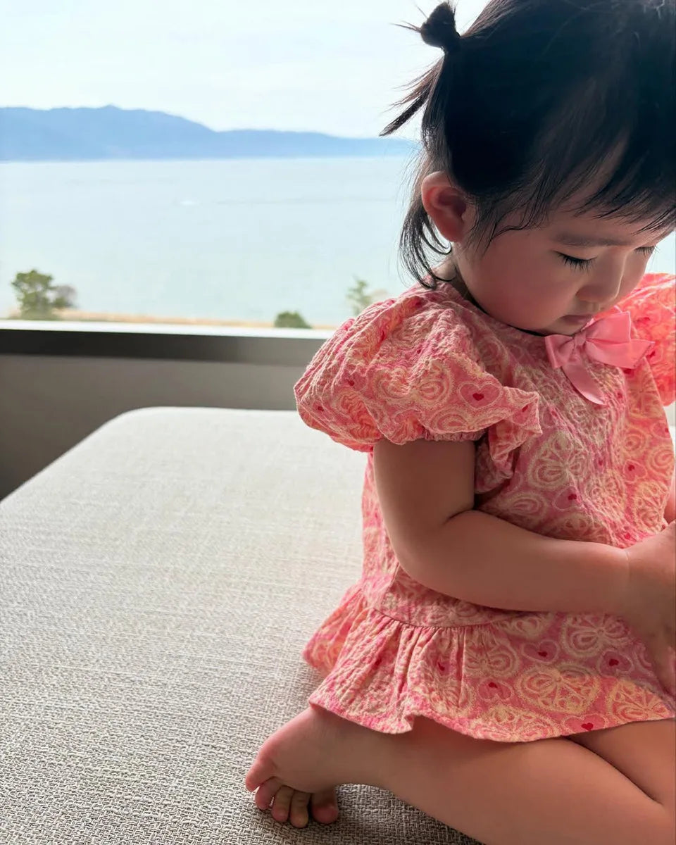 2026 KS Summer New Baby Girls Bow Princess Dresses Kids Cotton Clothes Girls T Shirts Shorts Suits Children Party Dress Vestido