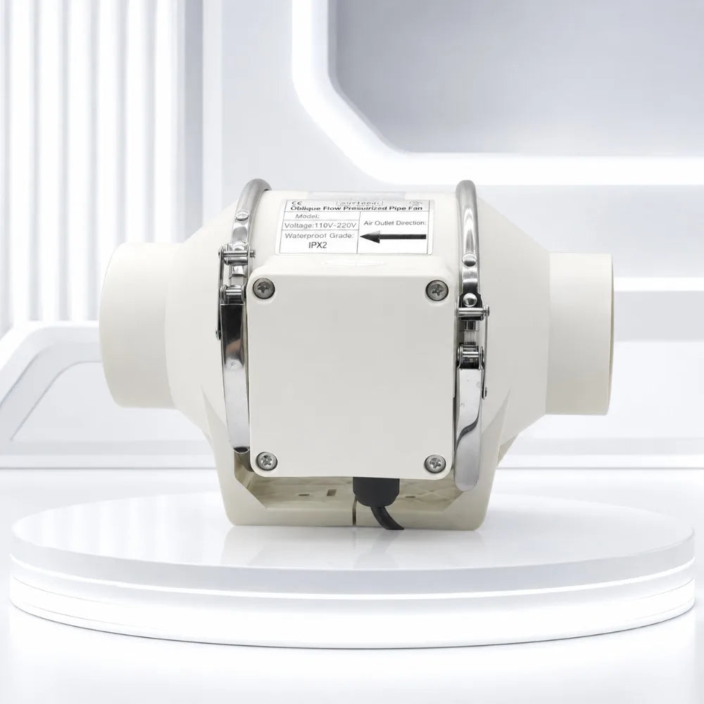 Remote Control Exhaust Pipe Fan Ventilation Fan Pipe Fan Inline Duct Fan Ventilation Exhaust Blower Fans Quiet For Ducting