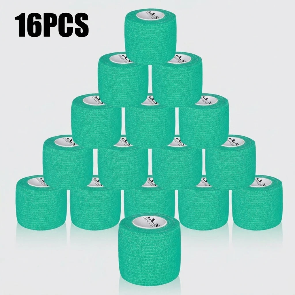 16/10/3PCS Tattoo Grip Bandage Colorful Self Adhesive Wrap 5cm X 4.5m Non Slip Handle Tape Tattoo Machine Grip Cover Supplies