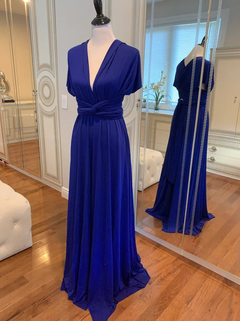 Multiway Maxi Dress Bridesmaid Dress Infinity Cocktail Dress Floor Length Bridesmaid Dress Maxi Dress for Bridesmaid Gifts