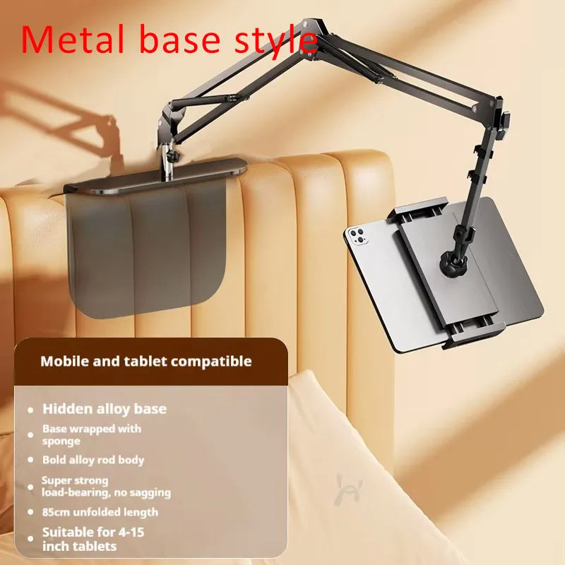 Adjustable Bedside Phone Stand Suitable For iPad Tablet Multifunctional Metal Extendable Lazy Person Watching Tv On The Bed