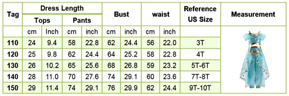 Kids Princess Costume Children Elsa Anna Halloween Dress Girl Jasmine Moana Dinner Dress Rapunzel Mermaid Pageant Disguise 3-10Y