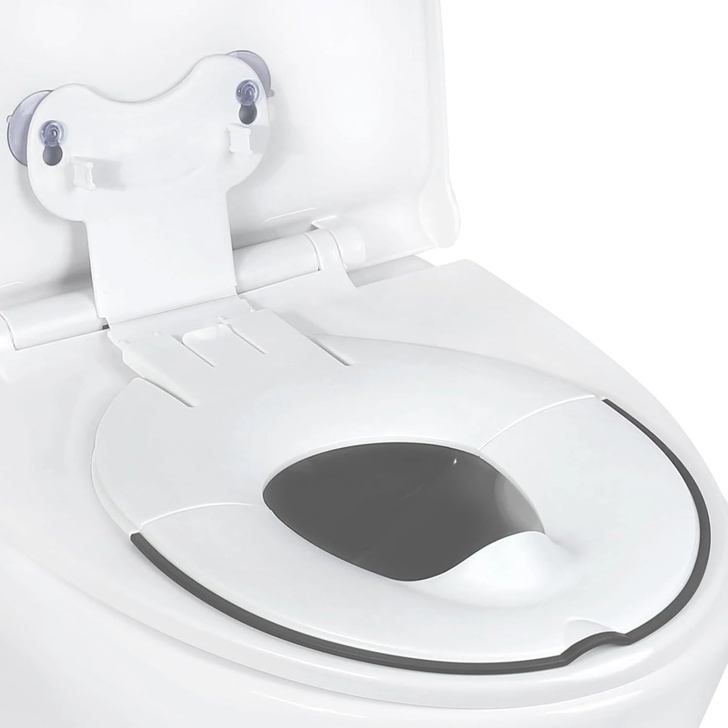 Foldable Toddler Toilet Seat, Portable Toilet Training Seats with Urine Barrier, Universal Family Toilet Seat with Suction Cup