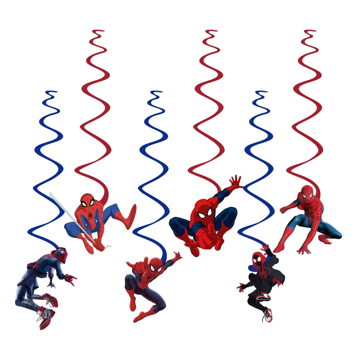 SpiderMan Birthday Party Decoration Party Supplies Set Tableware Tablecloth Cup Plate Balloon Cake Topper Party Supplies Gifts