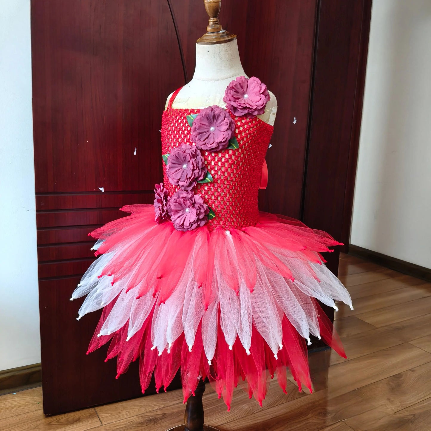 Girls Fairy Costume Princess Dress Kids Butterfly Wing Outfit Tulle Dress Halloween Birthday Party Fancy Dress Carnival Pageant