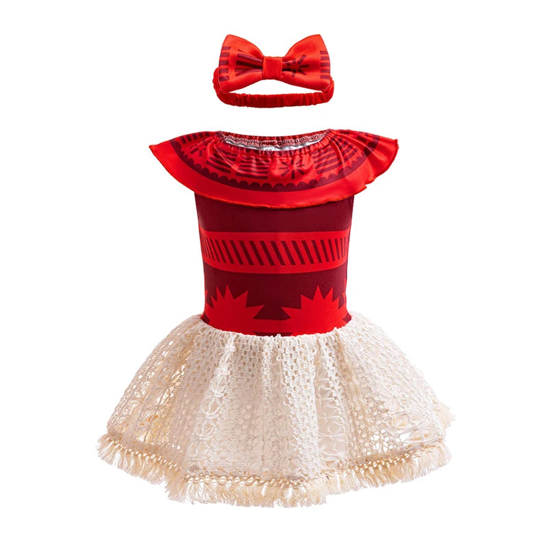 Fairy Todder Baby Girl Alice Rapunzel Moana Belle Mermaid Sofia Princess Romper Halloween Newborn Birthday Party Onesie Jumpsuit