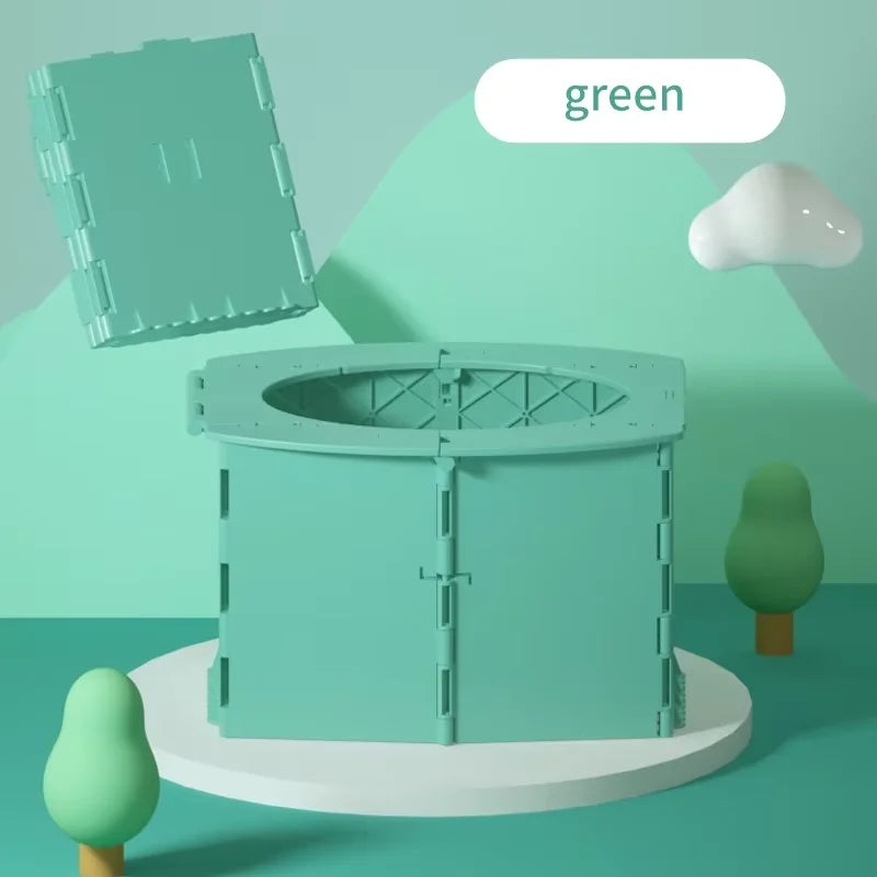 Foldable Travel Potty for Kids Portable Baby Toilet Seat for Outdoor Car Camping Potty Training