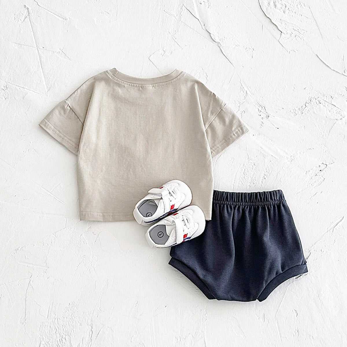 2Pcs Set Baby Boy Girl Clothing Toddler Baby Summer Clothes Blueberry Patch T-shirt+Shorts Newborn Boy Girl Summer Outfits
